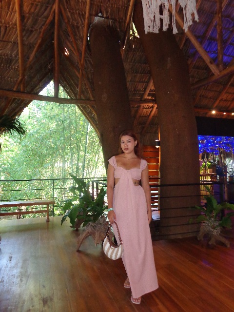 Vestido largo tropical