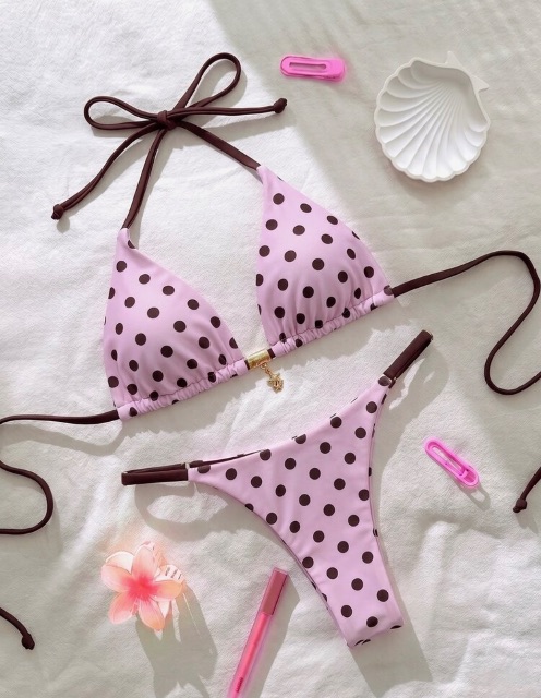 Traje de baño Polka dot