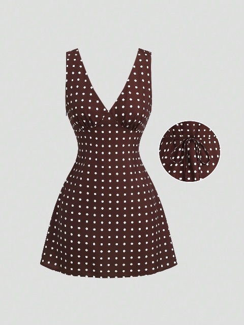 Vestido polka dot